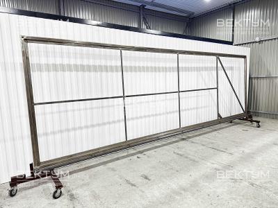 Откатные ворота из Т профиля