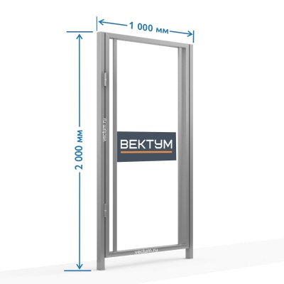 Калитка из Трубы 60х40 под "Планкен" (  Без замка)