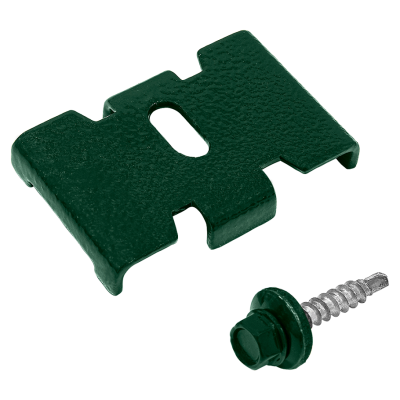 Крепеж с саморезом паук RAL 6005